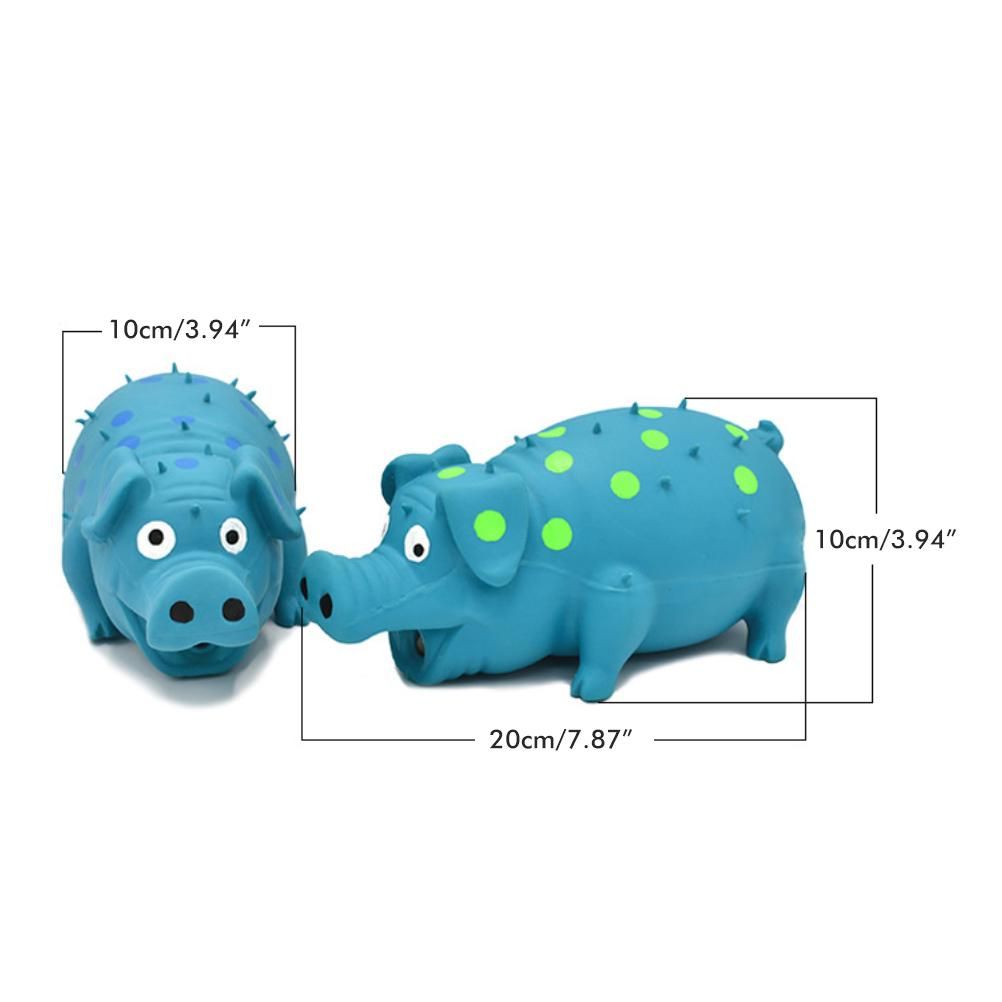 Pig Squeaky Dog Toy Interactive Dog Chew Toy Rubber Pig Dog Toy for Small Medium Large Dogs - Image 7