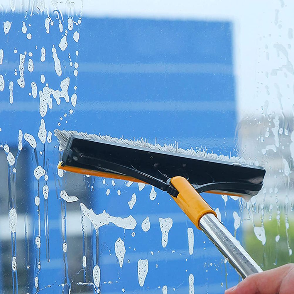 Floor Scrub Brush with Detachable Long Handle 120° Rotating Shower Floor Scrubber Household Cleaning Brush for Bathroom Kitchen - Image 6