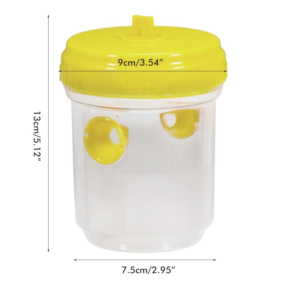 Wasp Trap Hanging Wasp Cather Wasp Killer Reusable Bee Trap Catcher for Wasps Hornets Insects Fruit Fly Trap - Image 2