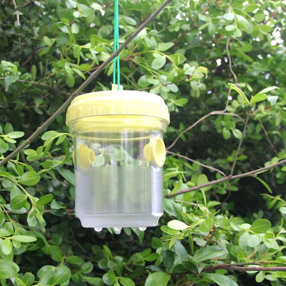 Wasp Trap Hanging Wasp Cather Wasp Killer Reusable Bee Trap Catcher for Wasps Hornets Insects Fruit Fly Trap - Image 8