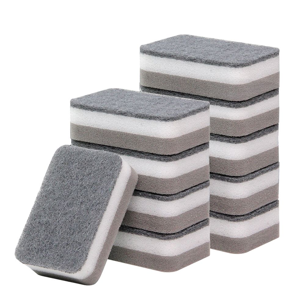 10Pcs Cleaning Scrub Sponges Heavy Duty Scrubbing Dish Sponge Dishwashing Sponge for Kitchen Dish Sink Bathroom Cleaning - Image 1