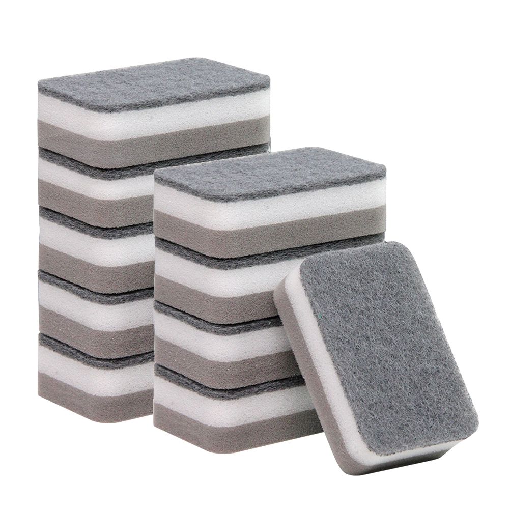 10Pcs Cleaning Scrub Sponges Heavy Duty Scrubbing Dish Sponge Dishwashing Sponge for Kitchen Dish Sink Bathroom Cleaning - Image 2