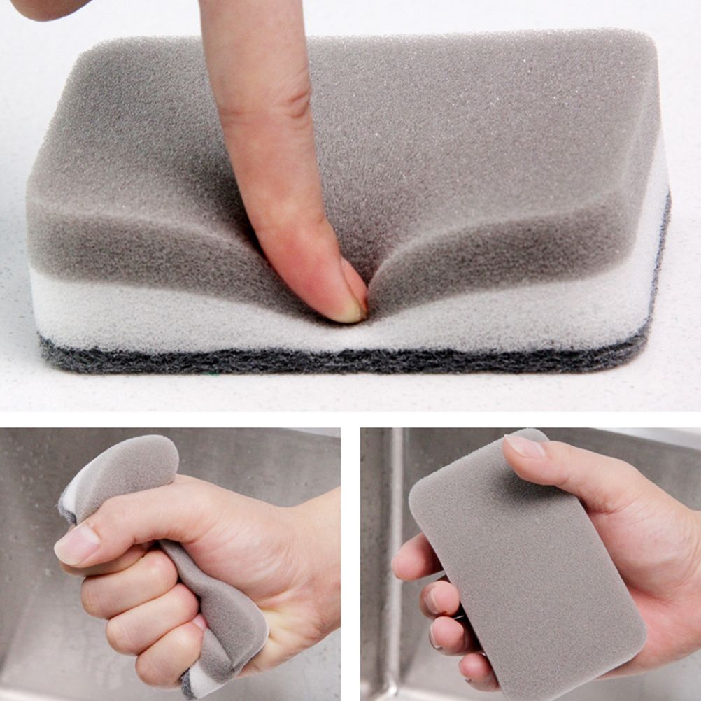 10Pcs Cleaning Scrub Sponges Heavy Duty Scrubbing Dish Sponge Dishwashing Sponge for Kitchen Dish Sink Bathroom Cleaning - Image 8