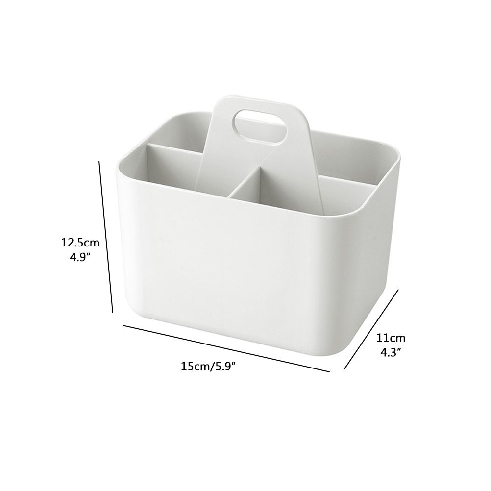 Shower Caddy with Compartments Desktop Organizer Divided Shower Organizer Caddy Shower Caddy Tote for Dorm Shelf Cabinet - Image 2