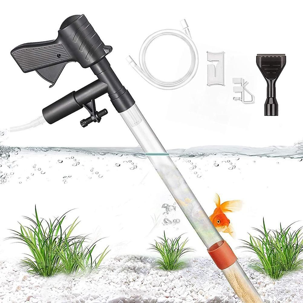 5 in 1 Aquarium Vacuum Gravel Cleaner Fish Tank Cleaning Tools Gravel Vacuum for Aquarium - Image 1