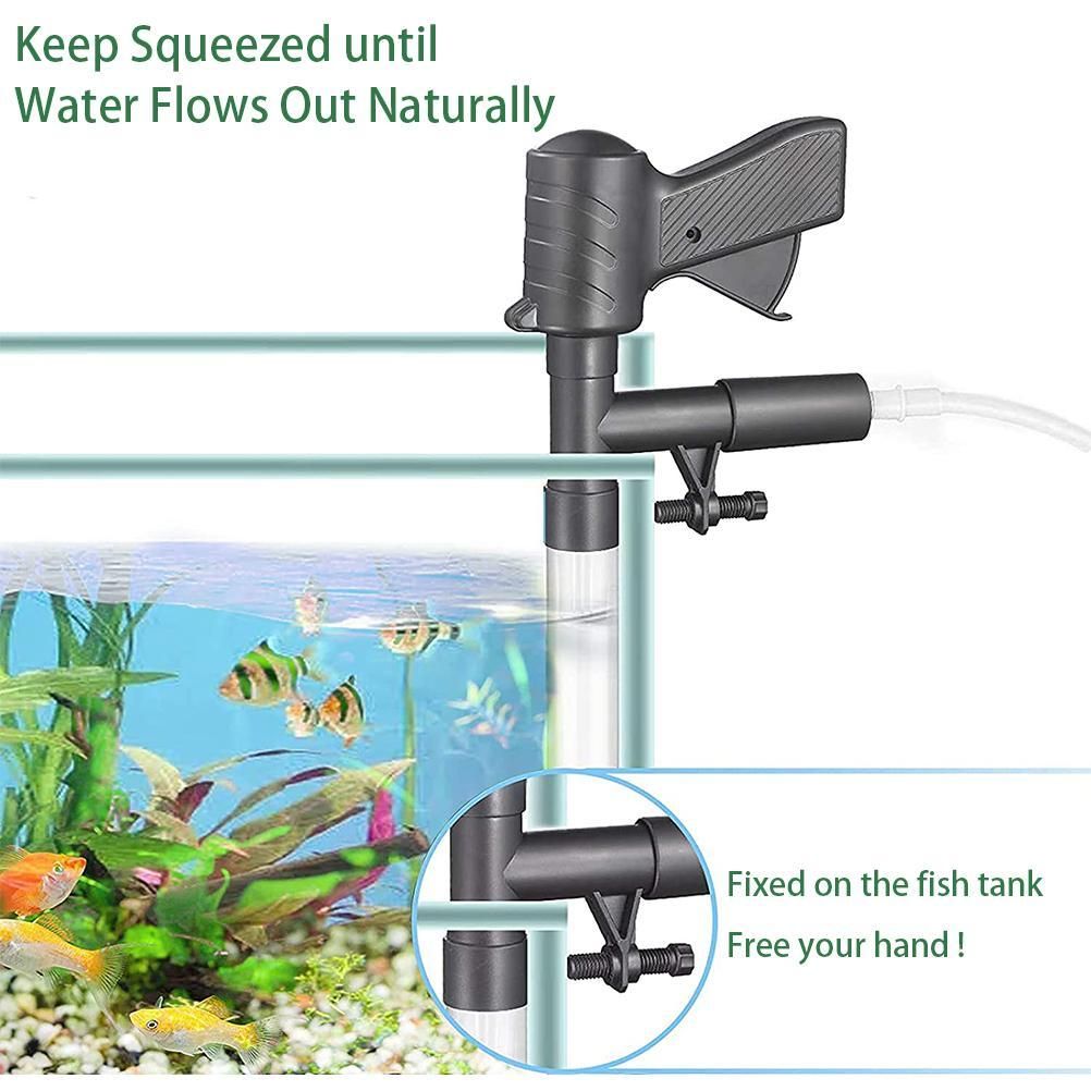 5 in 1 Aquarium Vacuum Gravel Cleaner Fish Tank Cleaning Tools Gravel Vacuum for Aquarium - Image 5