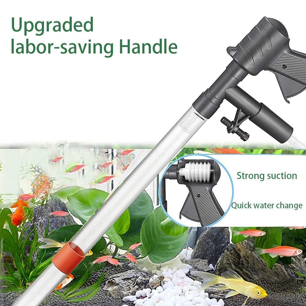 5 in 1 Aquarium Vacuum Gravel Cleaner Fish Tank Cleaning Tools Gravel Vacuum for Aquarium - Image 7