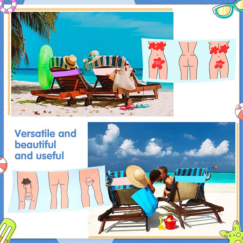 Beach Towel Absorbent Soft Microfiber Beach Towel Quick Dry Sexy Bath Towel for Bathroom Pool Camp Travel - Image 6