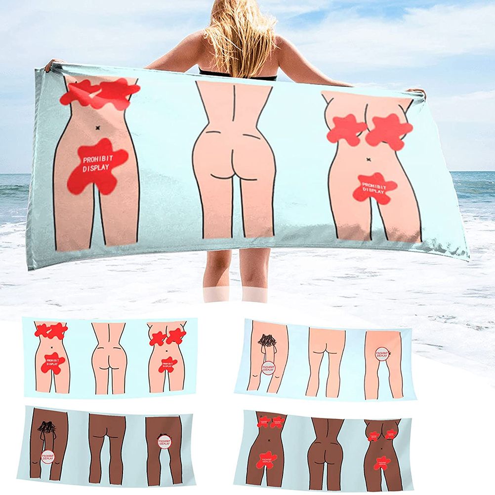 Beach Towel Absorbent Soft Microfiber Beach Towel Quick Dry Sexy Bath Towel for Bathroom Pool Camp Travel - Image 7