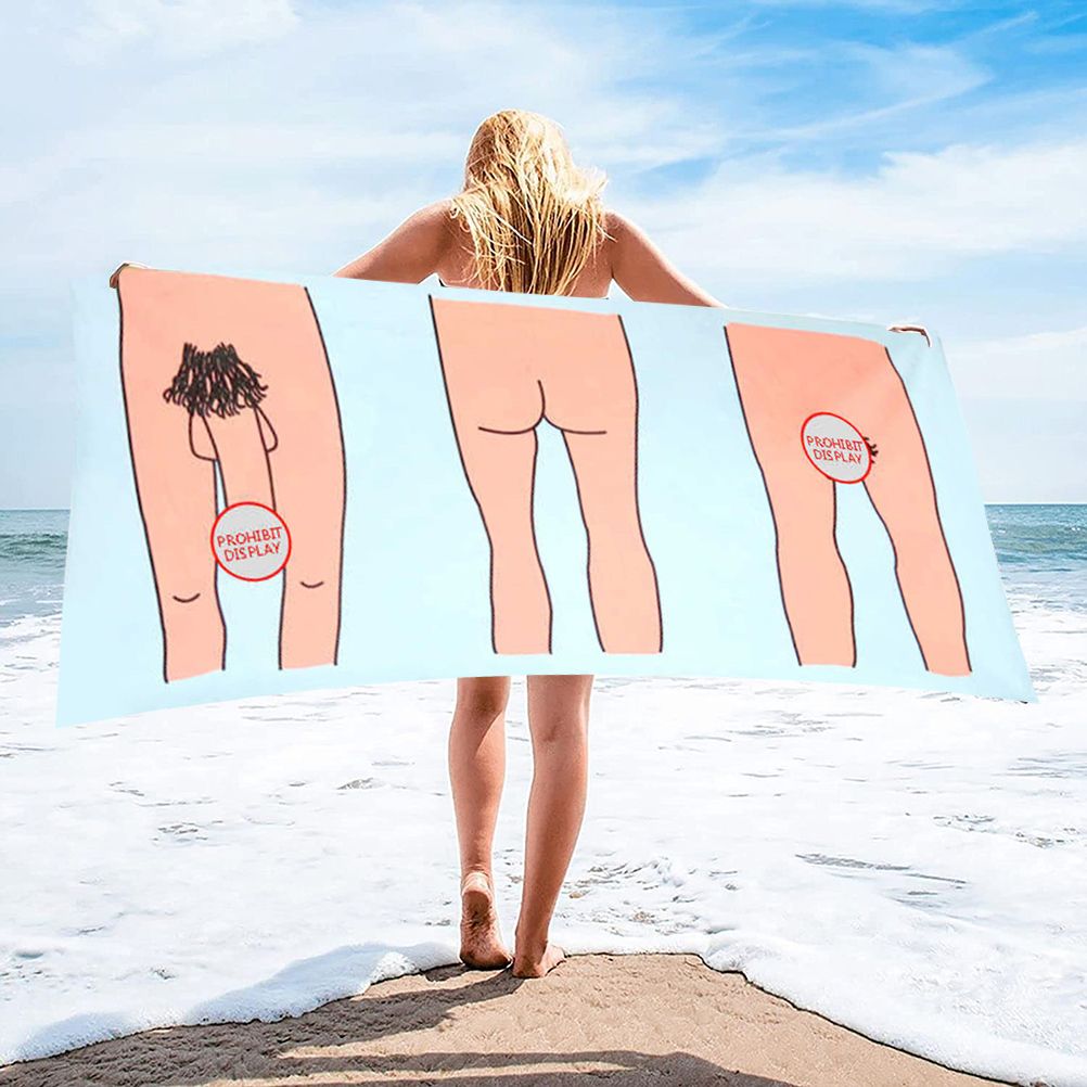 Beach Towel Absorbent Soft Microfiber Beach Towel Quick Dry Sexy Bath Towel for Bathroom Pool Camp Travel - Image 3