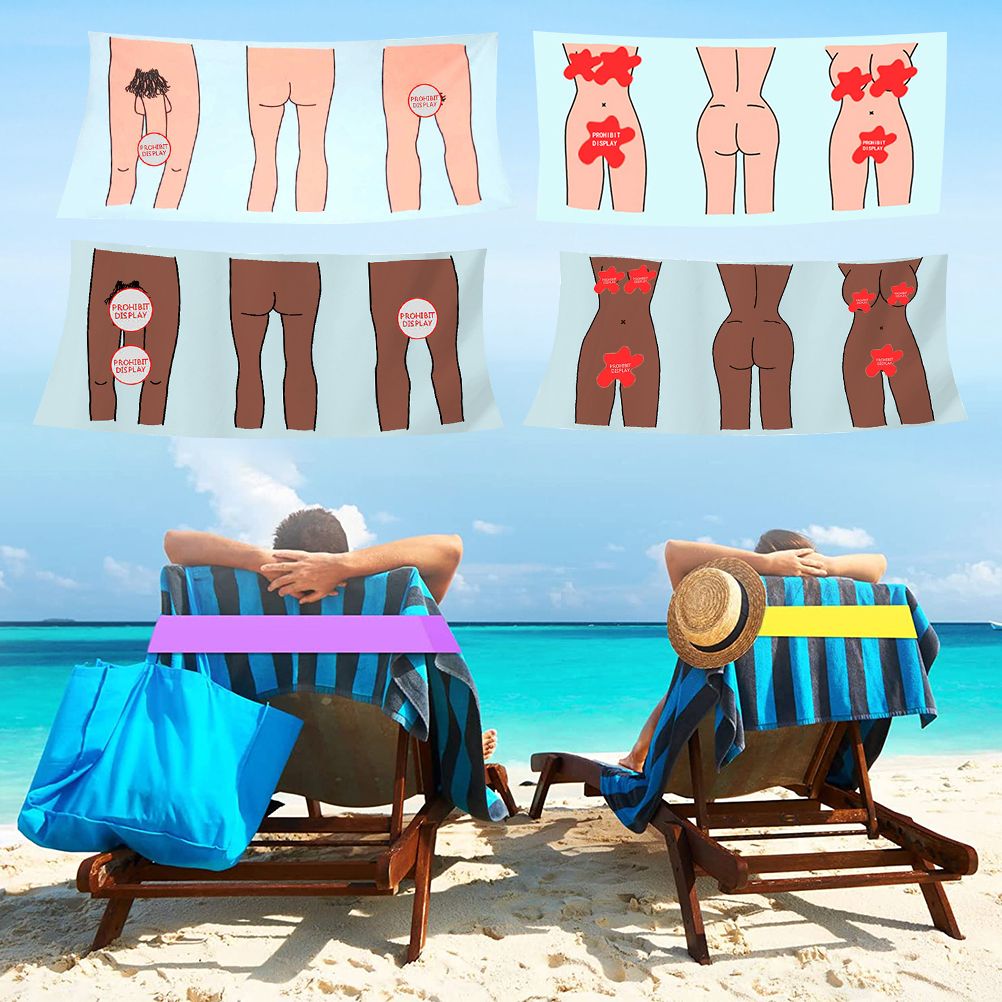 Beach Towel Absorbent Soft Microfiber Beach Towel Quick Dry Sexy Bath Towel for Bathroom Pool Camp Travel - Image 7