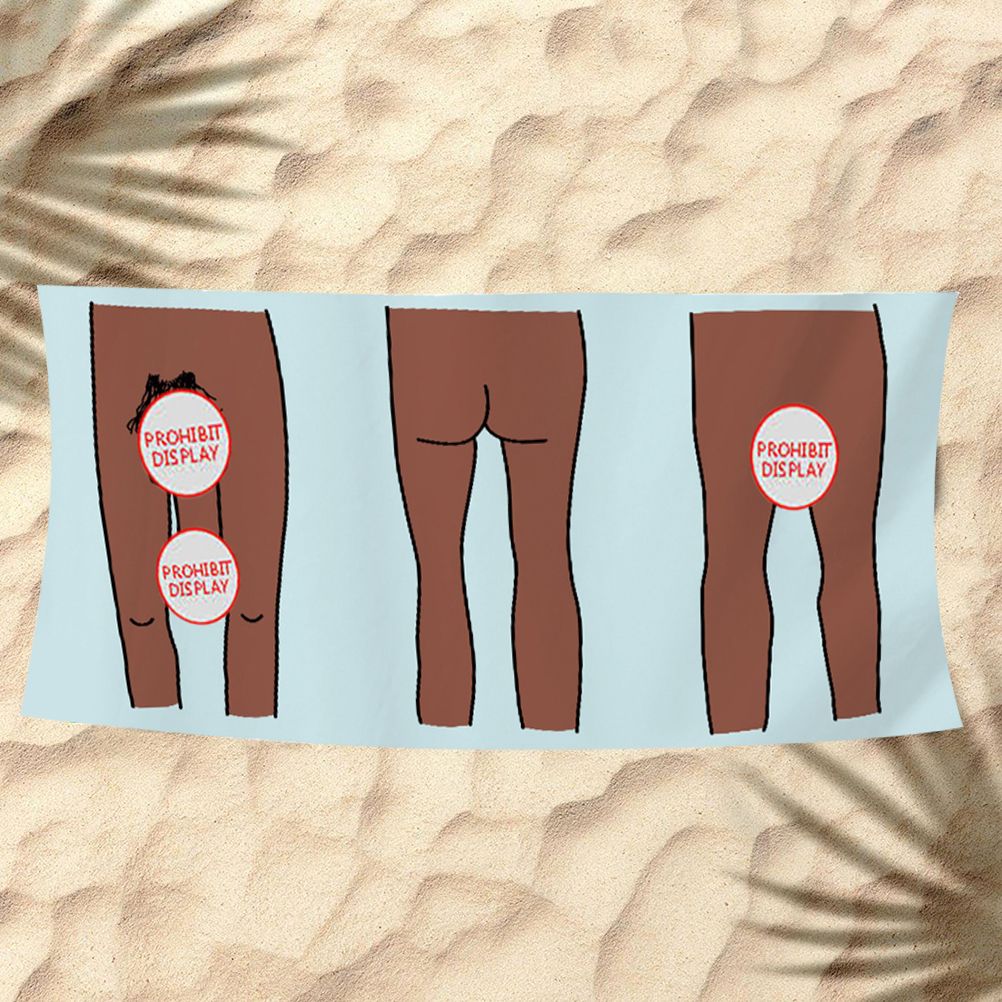 Beach Towel Absorbent Soft Microfiber Beach Towel Quick Dry Sexy Bath Towel for Bathroom Pool Camp Travel - Image 4