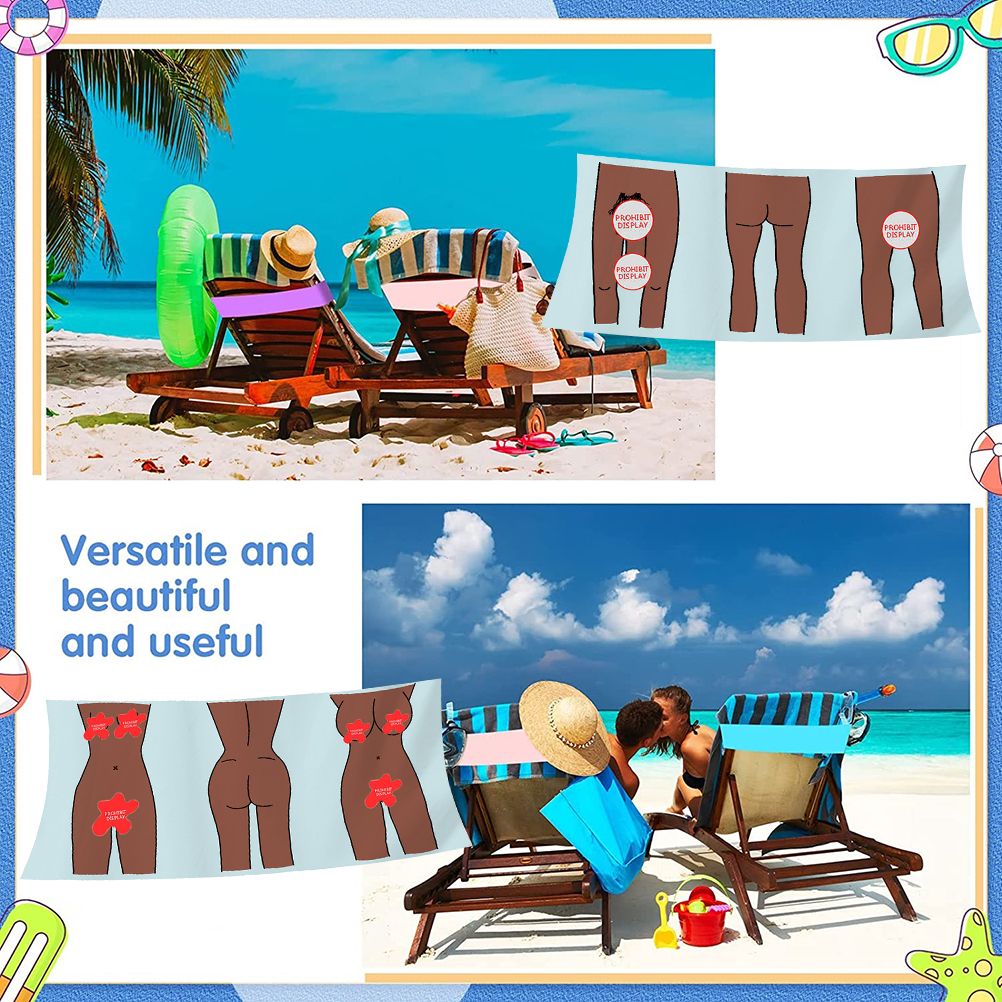 Beach Towel Absorbent Soft Microfiber Beach Towel Quick Dry Sexy Bath Towel for Bathroom Pool Camp Travel - Image 5