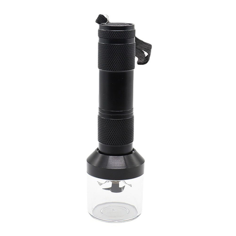 Electric Metal Grinder Flashlight Shaped Aluminum Alloy Herb Grinder Crusher Portable Electric Smart Grinder - Image 1