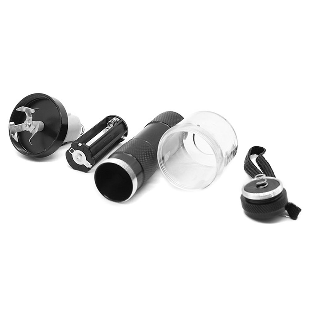 Electric Metal Grinder Flashlight Shaped Aluminum Alloy Herb Grinder Crusher Portable Electric Smart Grinder - Image 5
