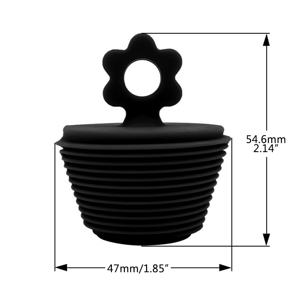 Silicone Bathtub Stopper Universal Bathtub Plug Flower Bathtub Drain Stopper Plug for Kitchen Bathtub Sink Drains - Image 3
