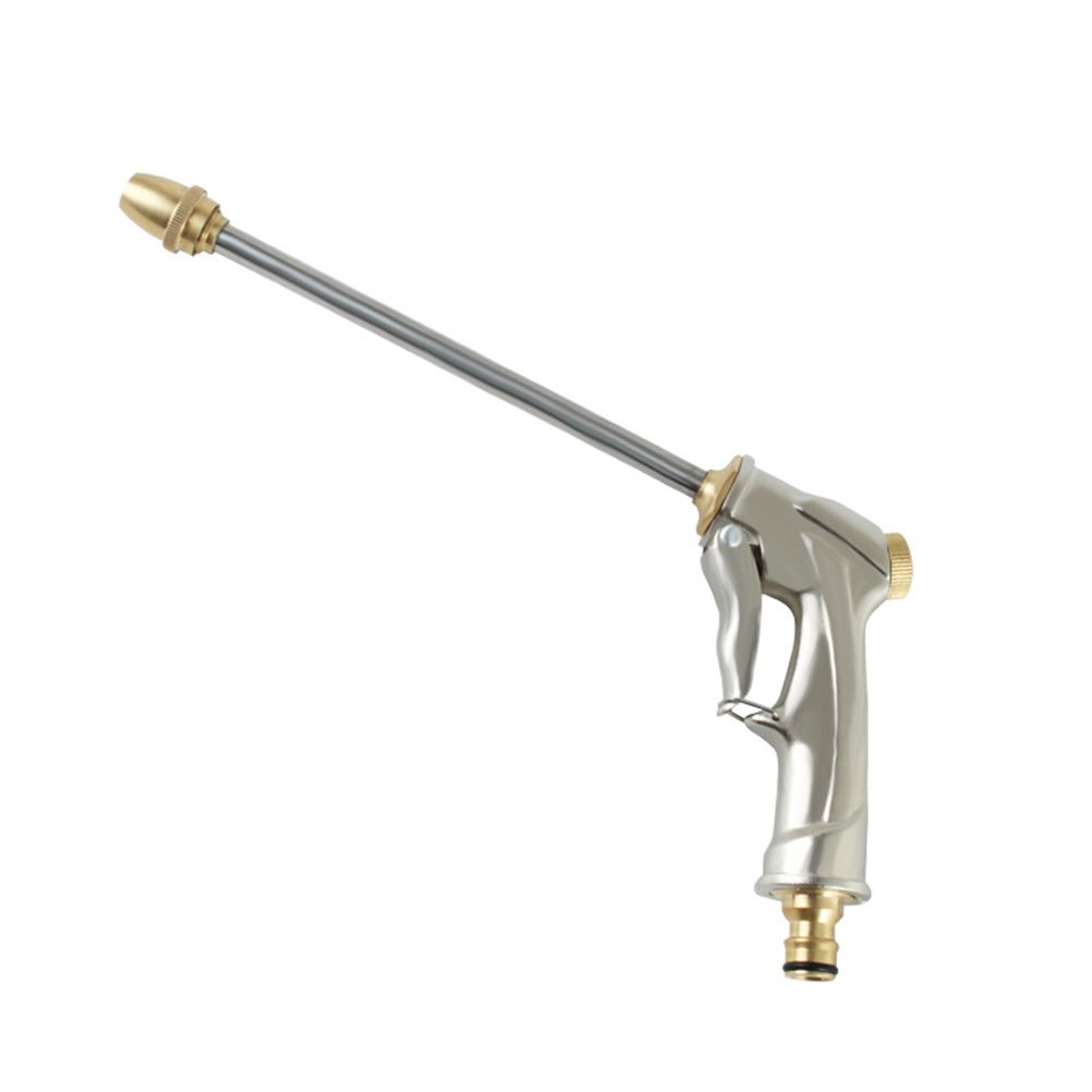Heavy Duty Metal Water Hose Sprayer Portable Garden Hose Nozzle High Pressure Power Water Tool for Garden Watering Car Pet Washing - Image 1