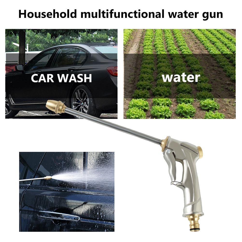 Heavy Duty Metal Water Hose Sprayer Portable Garden Hose Nozzle High Pressure Power Water Tool for Garden Watering Car Pet Washing - Image 6