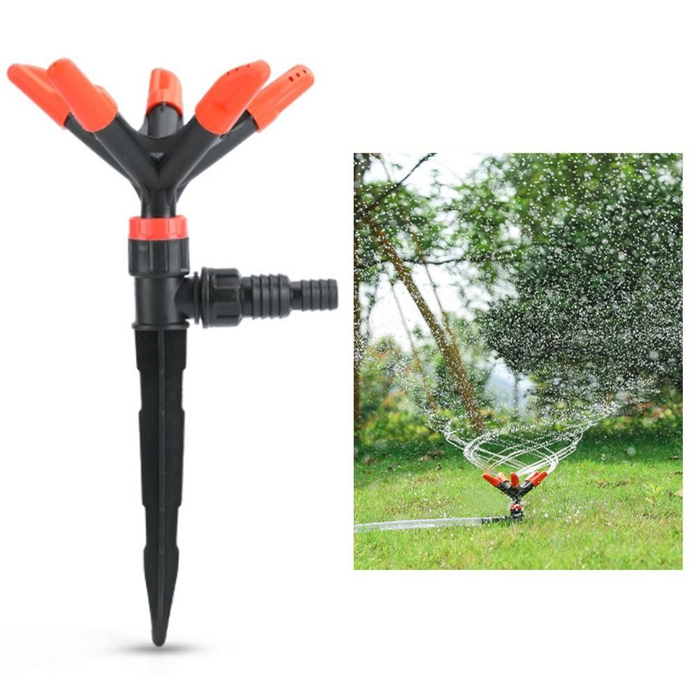 Garden Sprinkler 360°Automatic Rotating Lawn Sprinklers Water Sprinkler for Lawn Yard Garden Watering System - Image 1