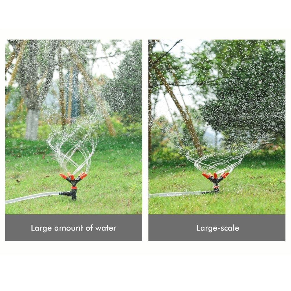 Garden Sprinkler 360°Automatic Rotating Lawn Sprinklers Water Sprinkler for Lawn Yard Garden Watering System - Image 2