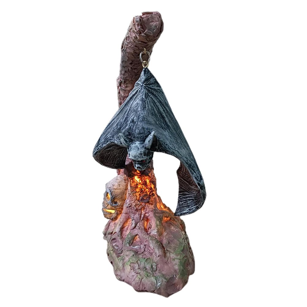 Halloween Resin Pumpkin Bat Decorations Lights Halloween Decor Lanterns Night Light Lamp - Image 7