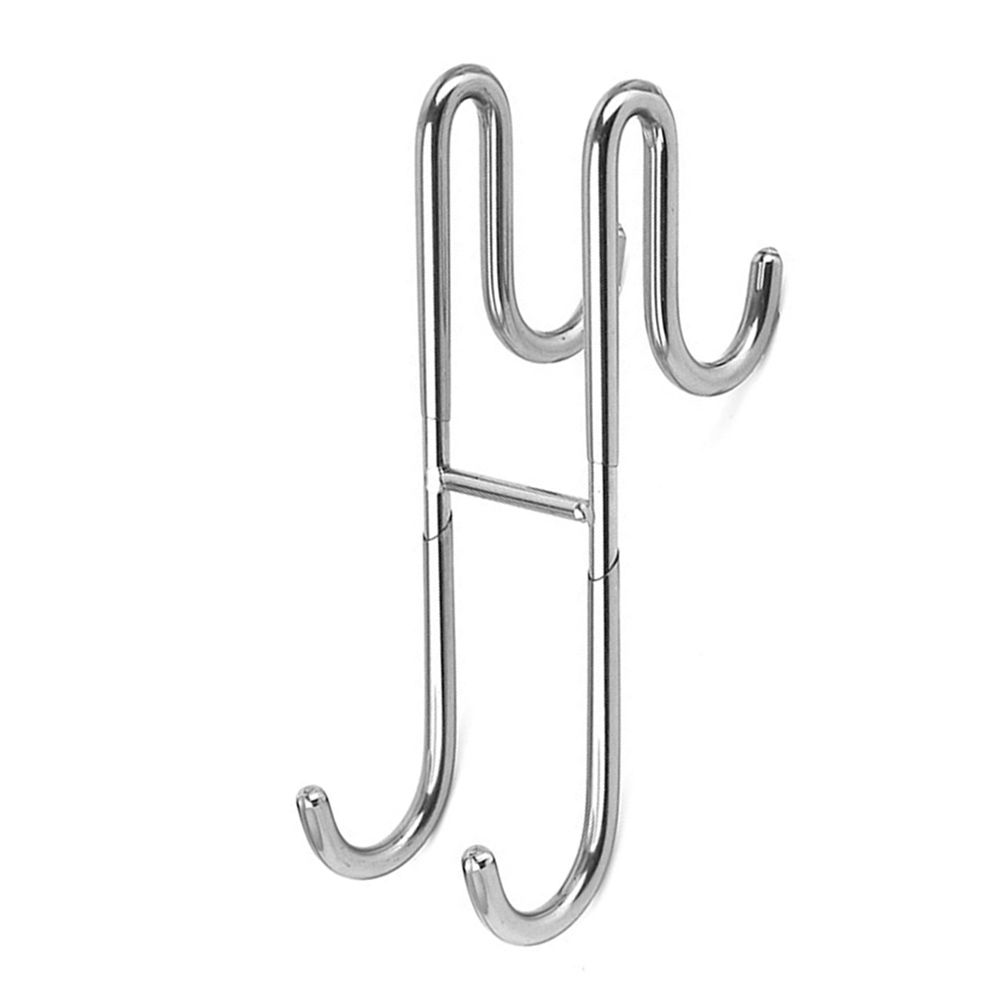 Shower Door Towel Hooks for Bathrooms Double Sided Glass Shower Hooks Over The Frameless Glass Shower Door Hook Bath Hook - Image 1