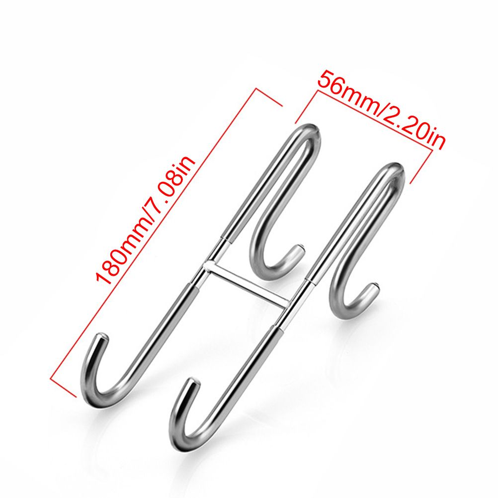 Shower Door Towel Hooks for Bathrooms Double Sided Glass Shower Hooks Over The Frameless Glass Shower Door Hook Bath Hook - Image 3