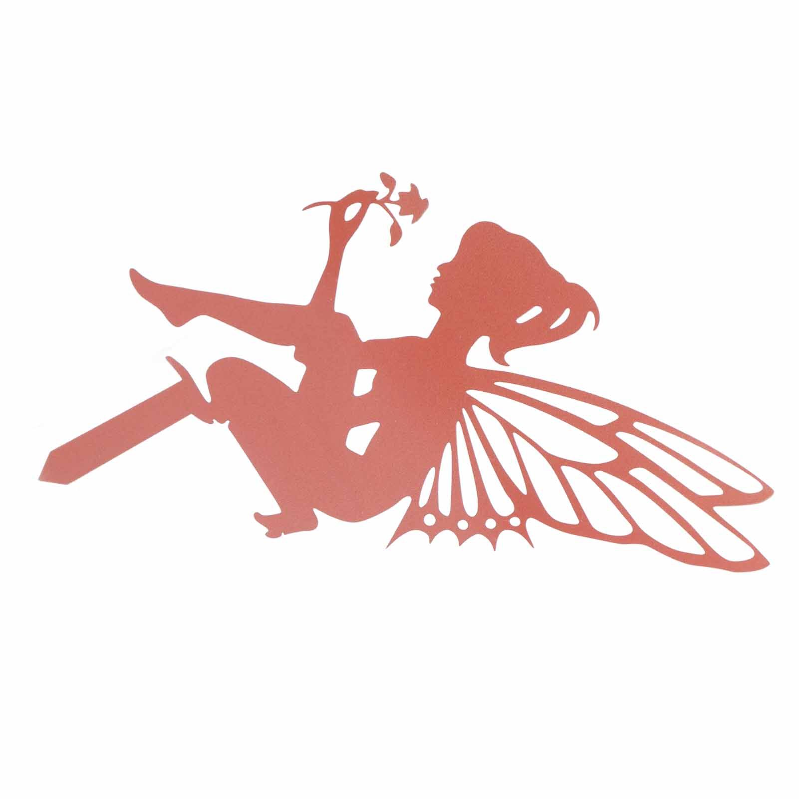 Decorative Garden Stakes Fairy Silhouette Metal Yard Stakes Arts Outdoor Garden Decor Spring Decor - Image 5