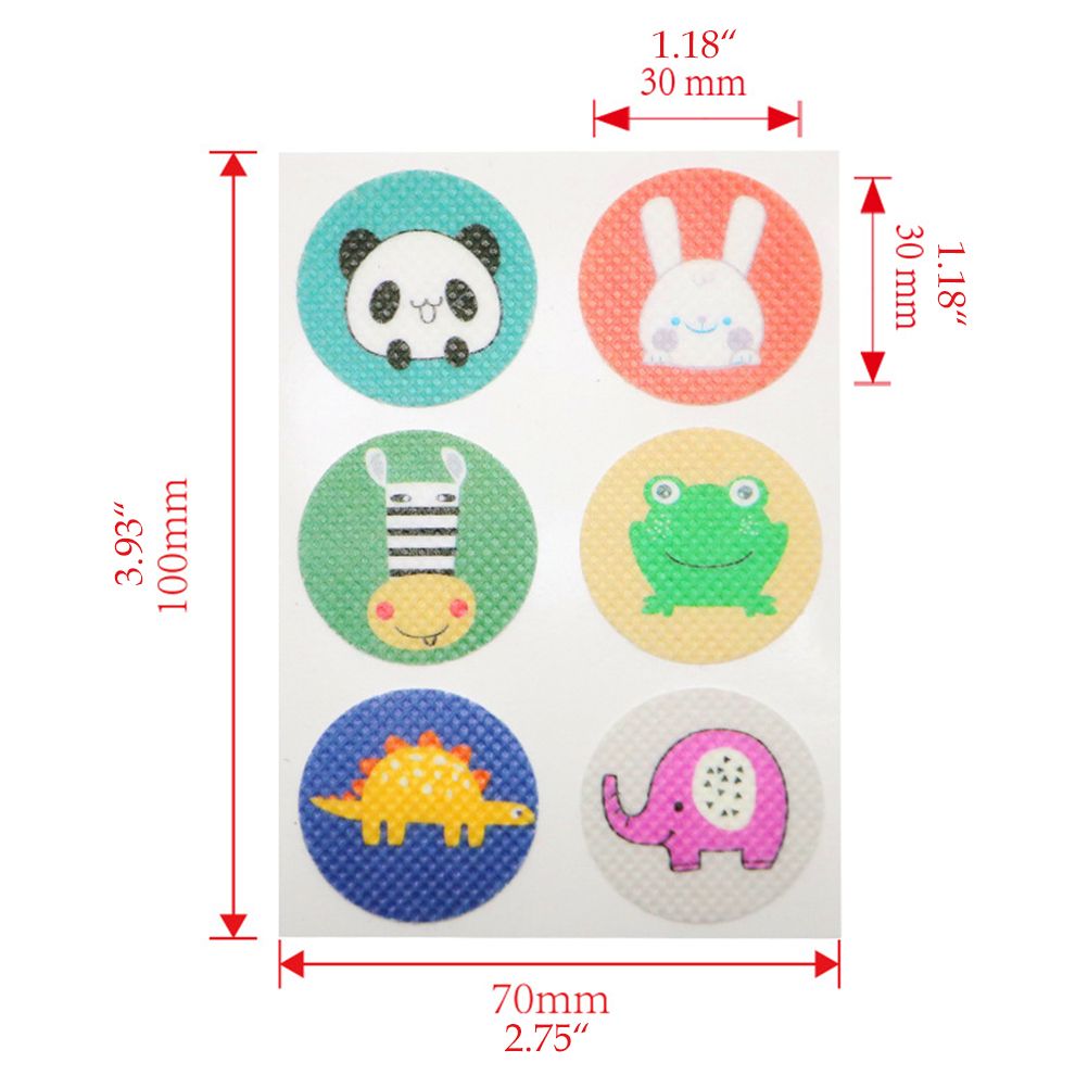 12 Sheets 72Pcs Mosquito Patches Cartoon Non Woven Natural Plant Essential Oil Mosquito Stickers for Kids Adults Summer Outdoor - Image 4