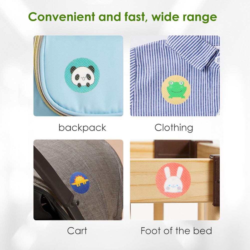 12 Sheets 72Pcs Mosquito Patches Cartoon Non Woven Natural Plant Essential Oil Mosquito Stickers for Kids Adults Summer Outdoor - Image 6