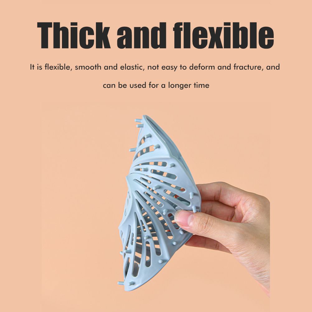 Hair Drain Catcher Shower Drain Cover Hair Stopper with Suction Cup for Bathroom Bathtub Kitchen - Image 3