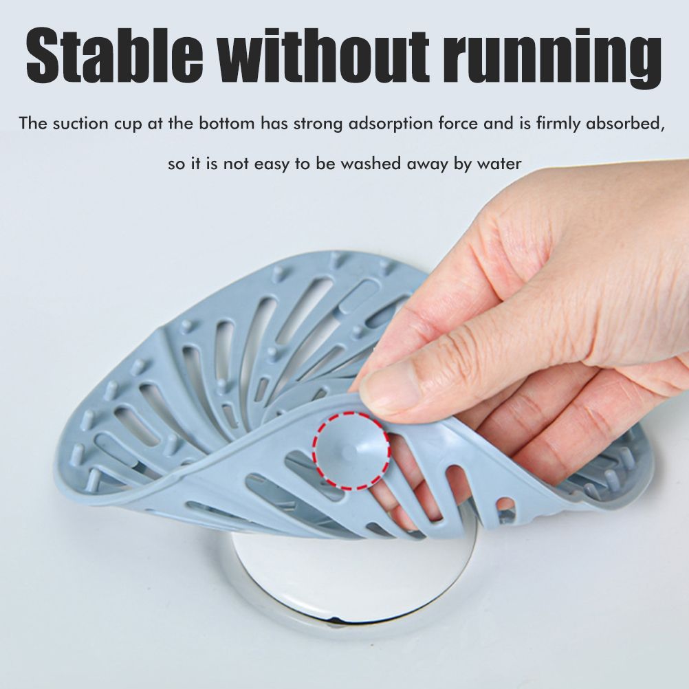 Hair Drain Catcher Shower Drain Cover Hair Stopper with Suction Cup for Bathroom Bathtub Kitchen - Image 6