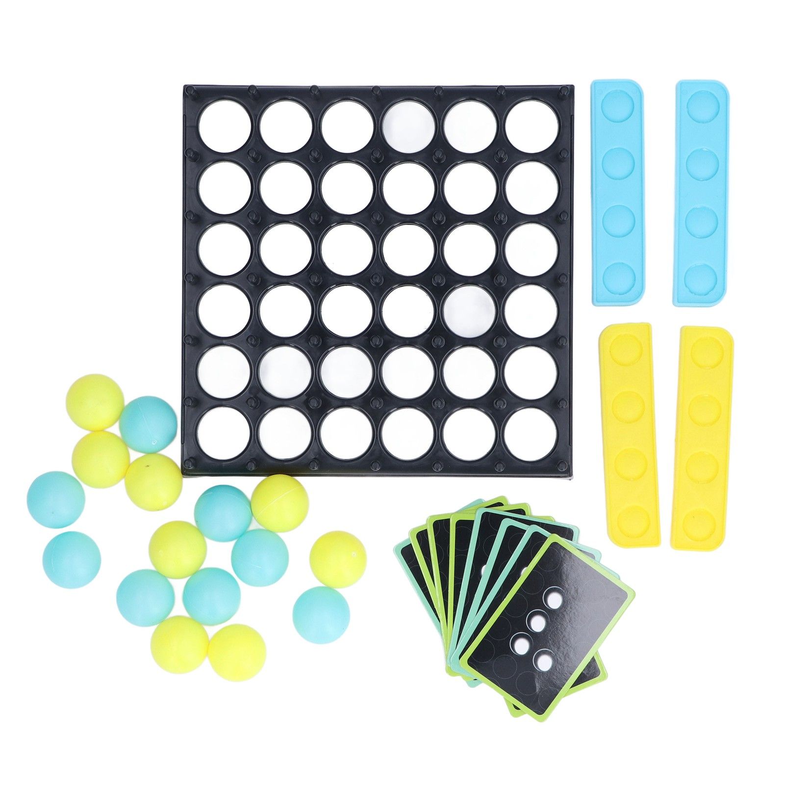 Bouncing Ball Game 2 Colors 9 Cards 16 Balls Parent Child Interactive Desktop Ball Game - Image 1