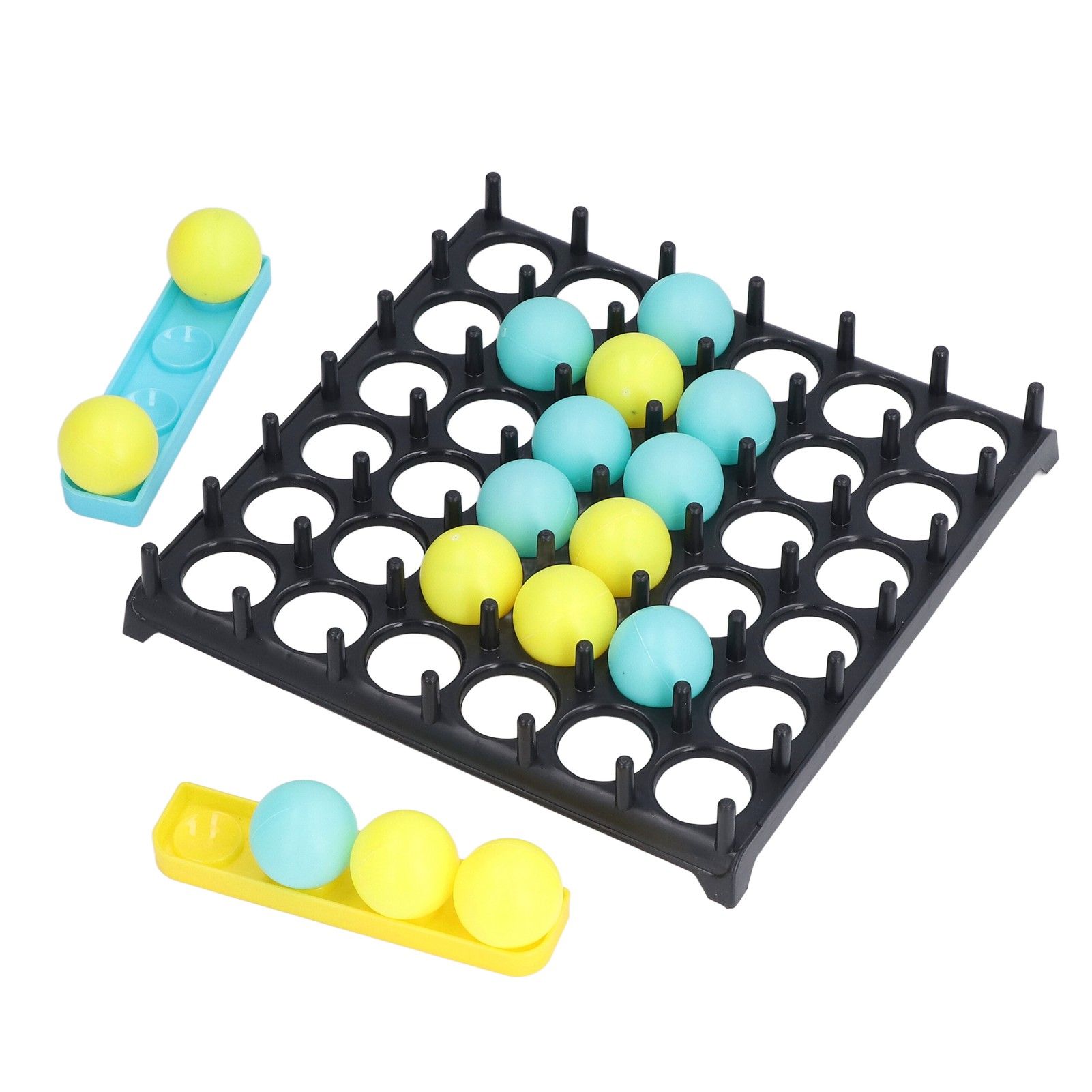 Bouncing Ball Game 2 Colors 9 Cards 16 Balls Parent Child Interactive Desktop Ball Game - Image 2