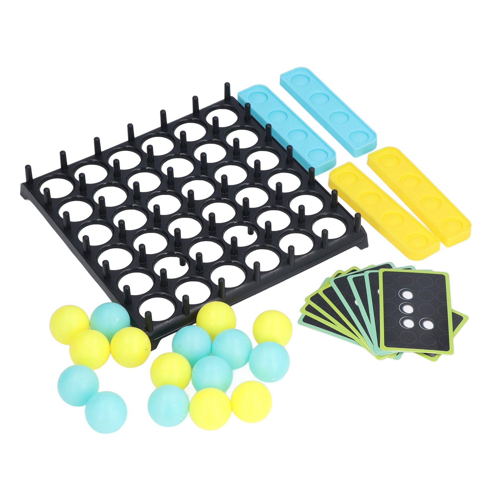 Bouncing Ball Game 2 Colors 9 Cards 16 Balls Parent Child Interactive Desktop Ball Game - Image 5