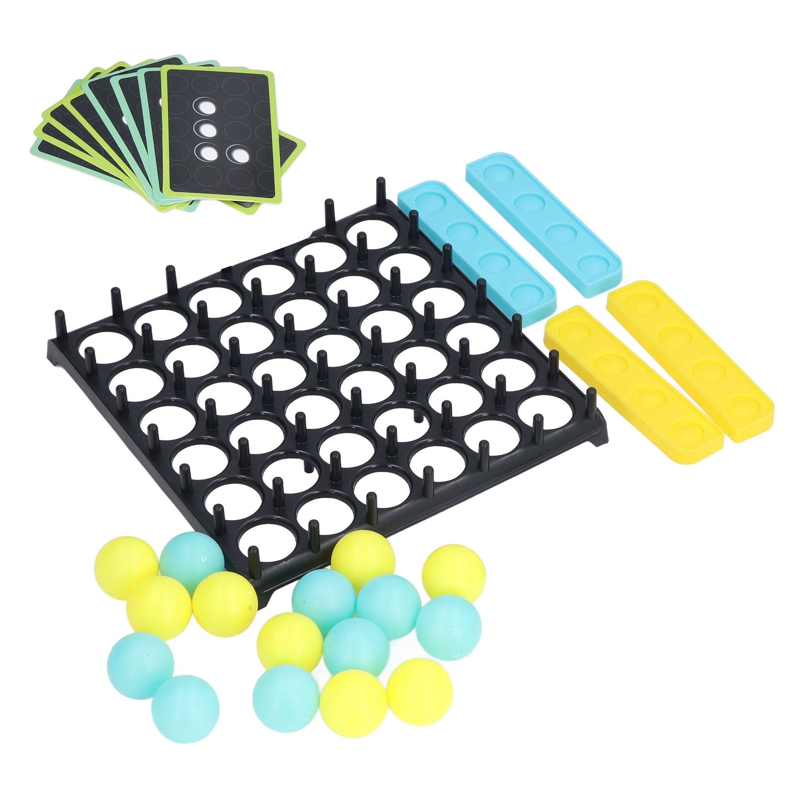 Bouncing Ball Game 2 Colors 9 Cards 16 Balls Parent Child Interactive Desktop Ball Game - Image 6