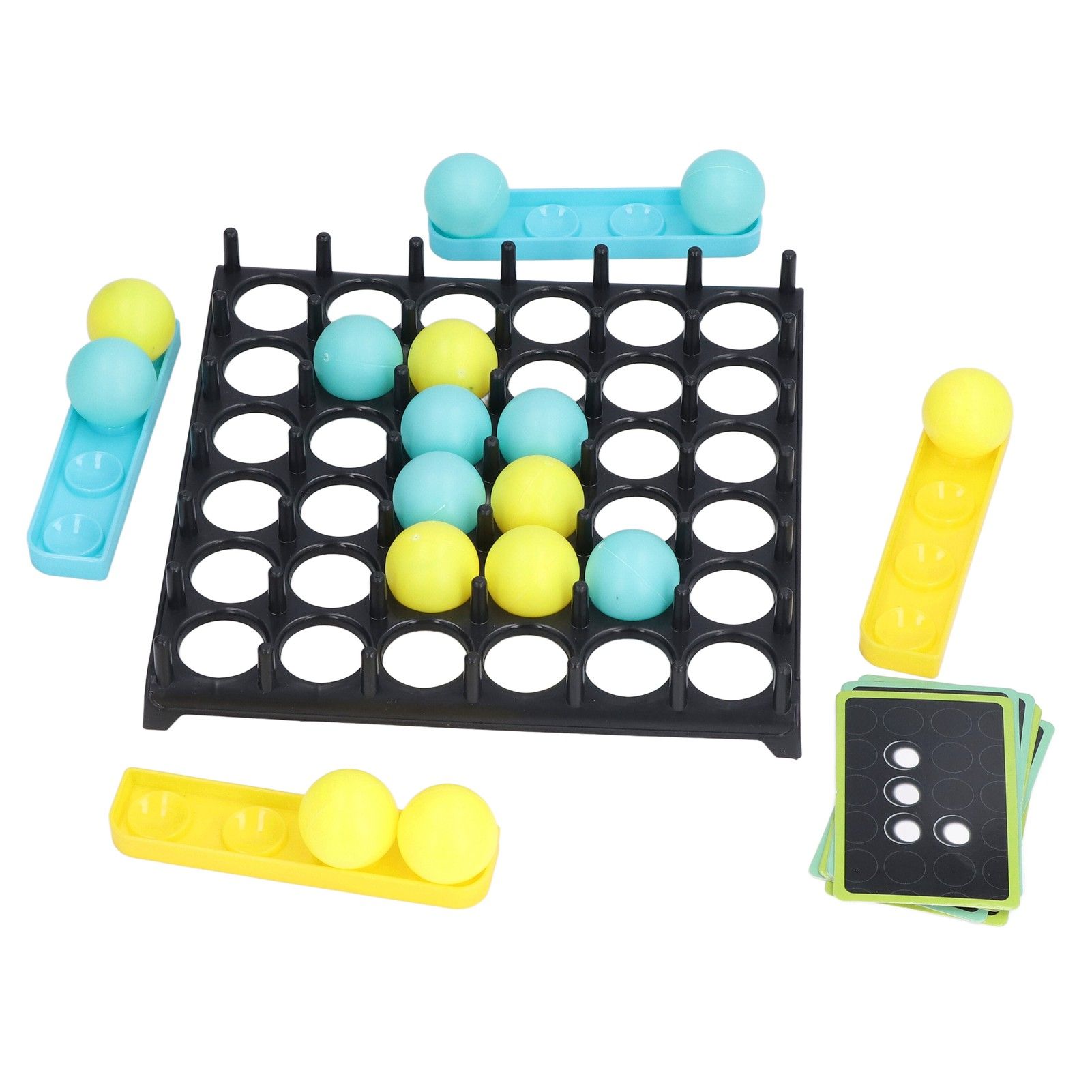 Bouncing Ball Game 2 Colors 9 Cards 16 Balls Parent Child Interactive Desktop Ball Game - Image 7