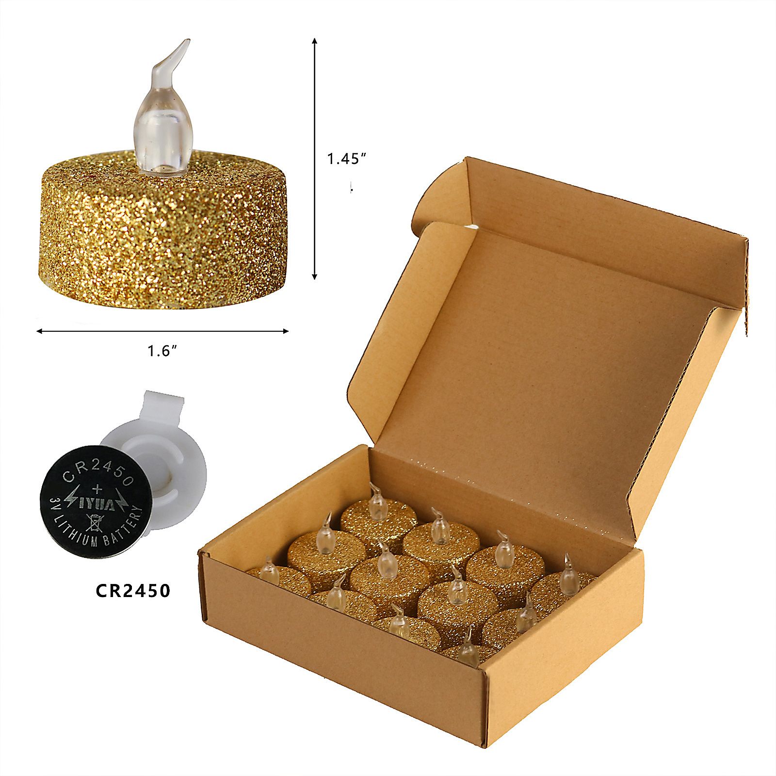 Romantic Proposal Birthday Surprise Tea Wax Christmas Decoration LED Electronic Candle - Image 3