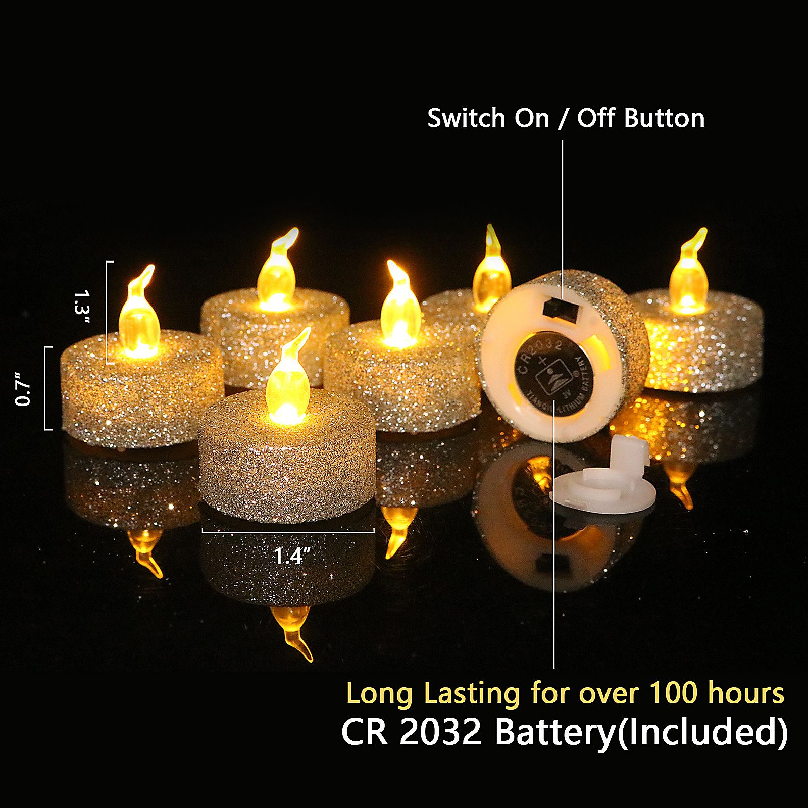 Romantic Proposal Birthday Surprise Tea Wax Christmas Decoration LED Electronic Candle - Image 5
