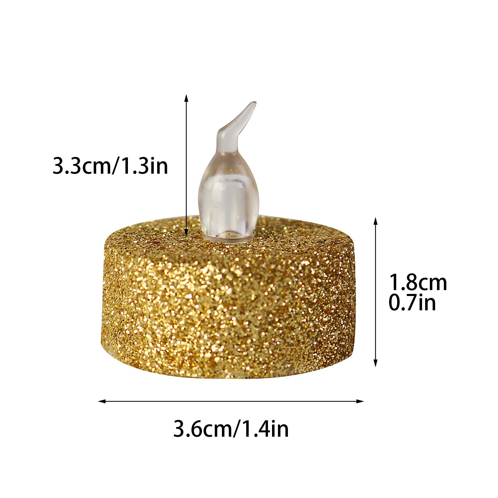 Romantic Proposal Birthday Surprise Tea Wax Christmas Decoration LED Electronic Candle - Image 6