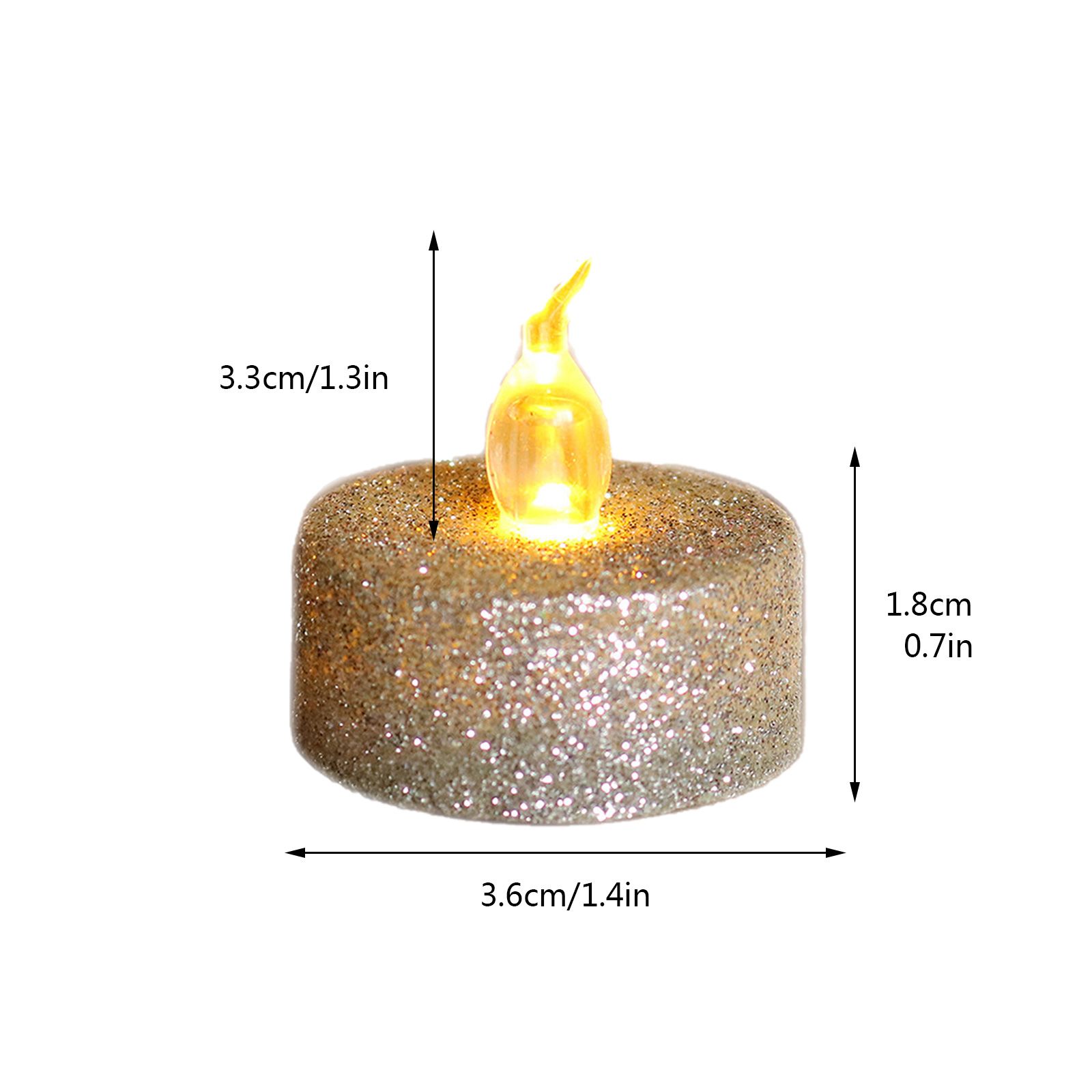 Romantic Proposal Birthday Surprise Tea Wax Christmas Decoration LED Electronic Candle - Image 7
