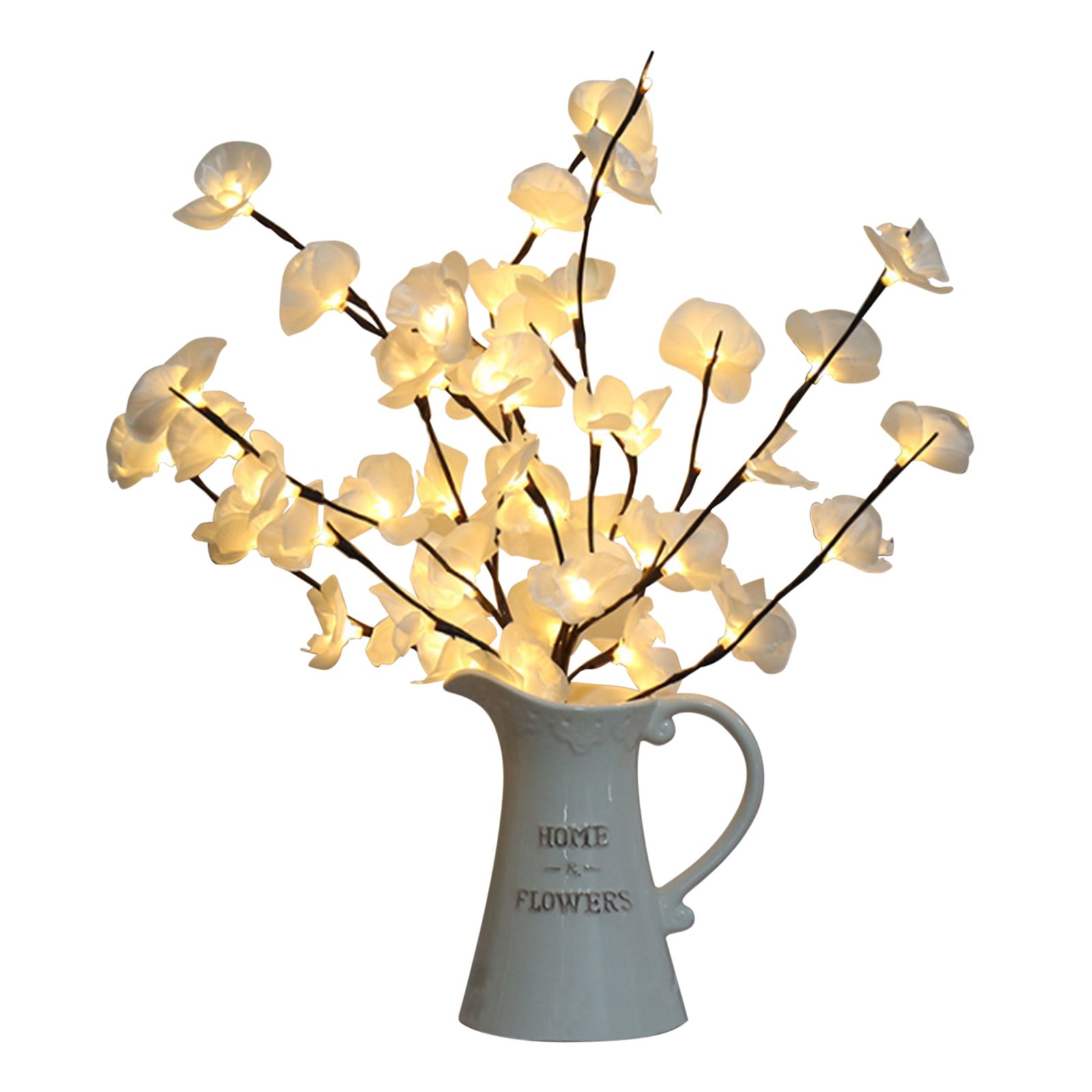 LED Simulation Phalaenopsis Tree Branch Light Home Interior Scenery Christmas Festival Decorative Light Branch Light String - Image 1