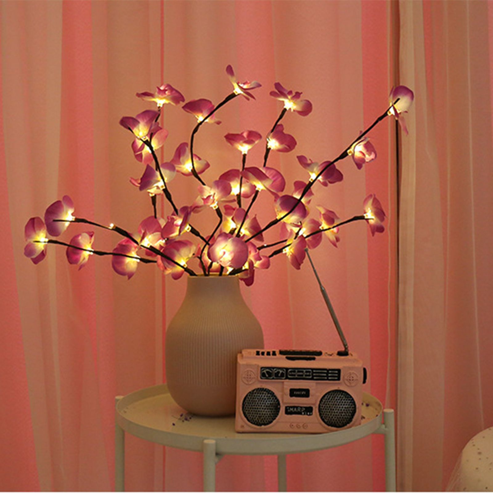 LED Simulation Phalaenopsis Tree Branch Light Home Interior Scenery Christmas Festival Decorative Light Branch Light String - Image 7