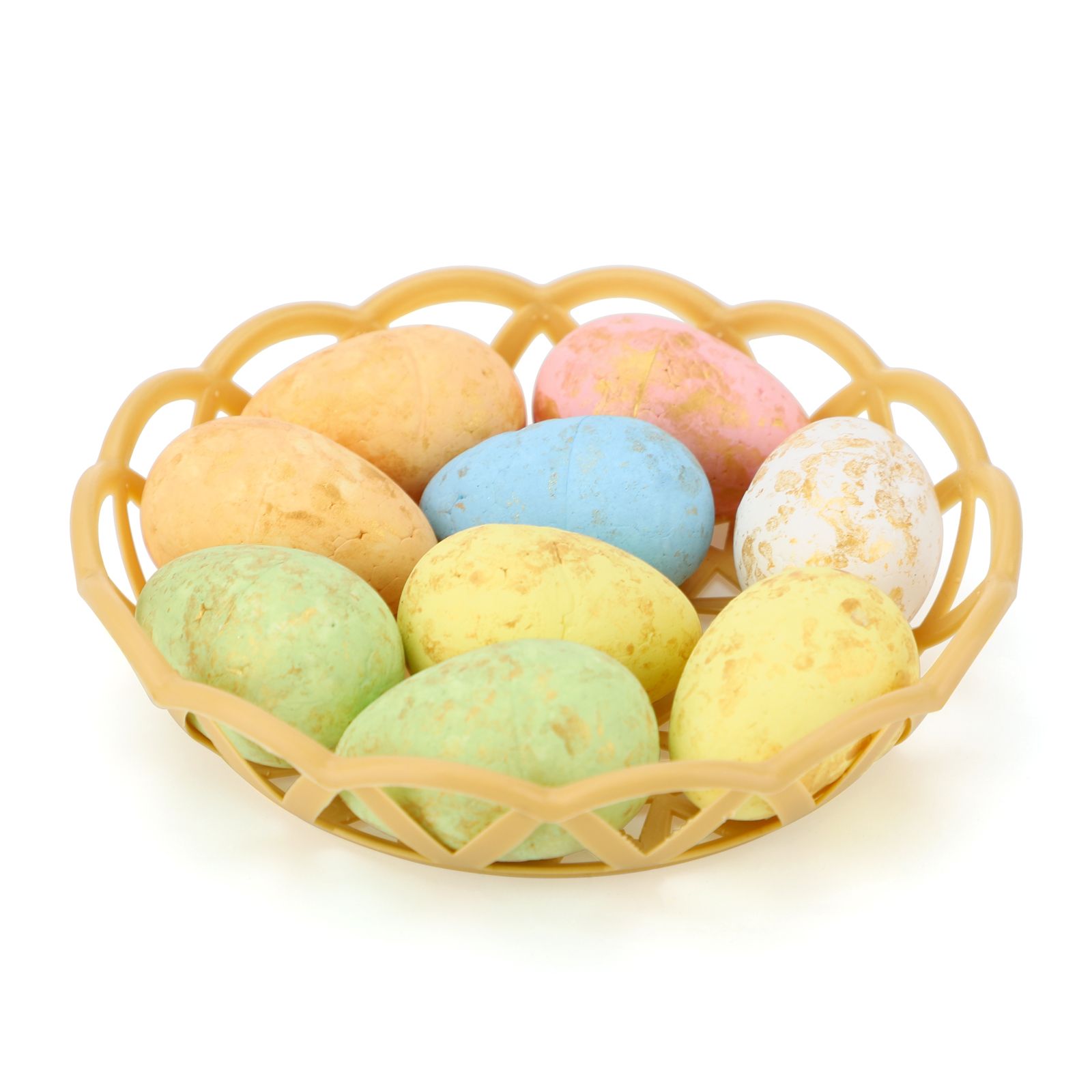 Easter Eggs Ornament Mini Foam Egg with Basket for Crafts and Spring Easter Party Decorations - Image 6