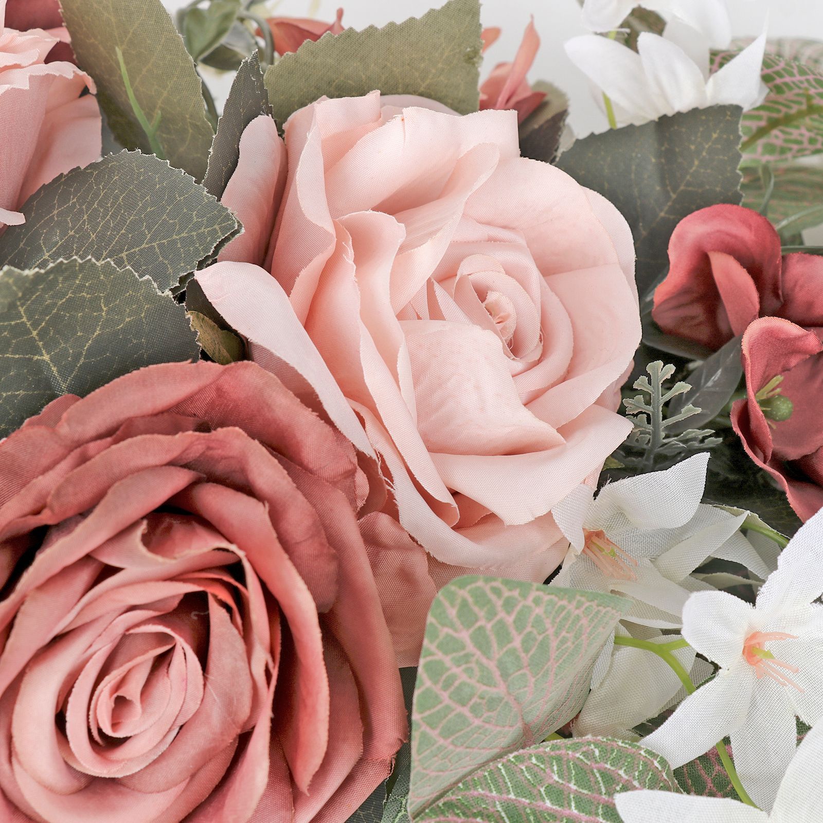 Artificial Flower Decoration Artificial Rose Flower Wreath Door Threshold Home Wedding Party Wall Decor - Image 5
