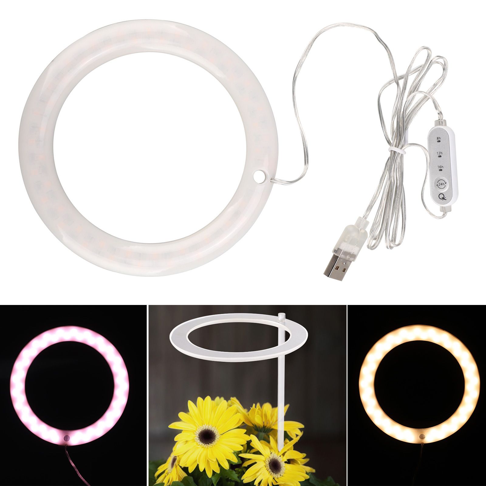 LED Plant Growing Lamp Full Spectrum Indoor Sunlight Plants Growth Lamp for Indoor Plant Veg Flower - Image 5