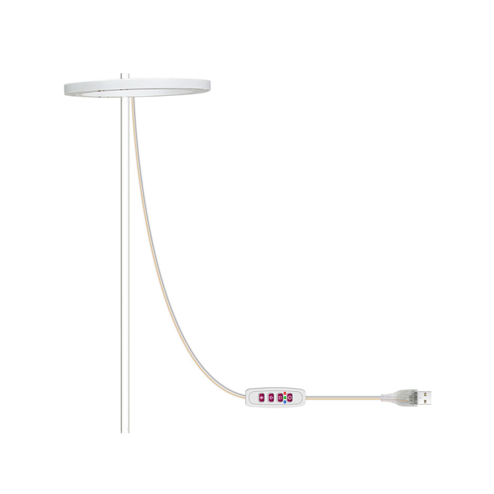 LED Plant Grow Light 5 Dimmable Modes Timing USB LED Plant Lamp for Succulents Potted Plants - Image 1
