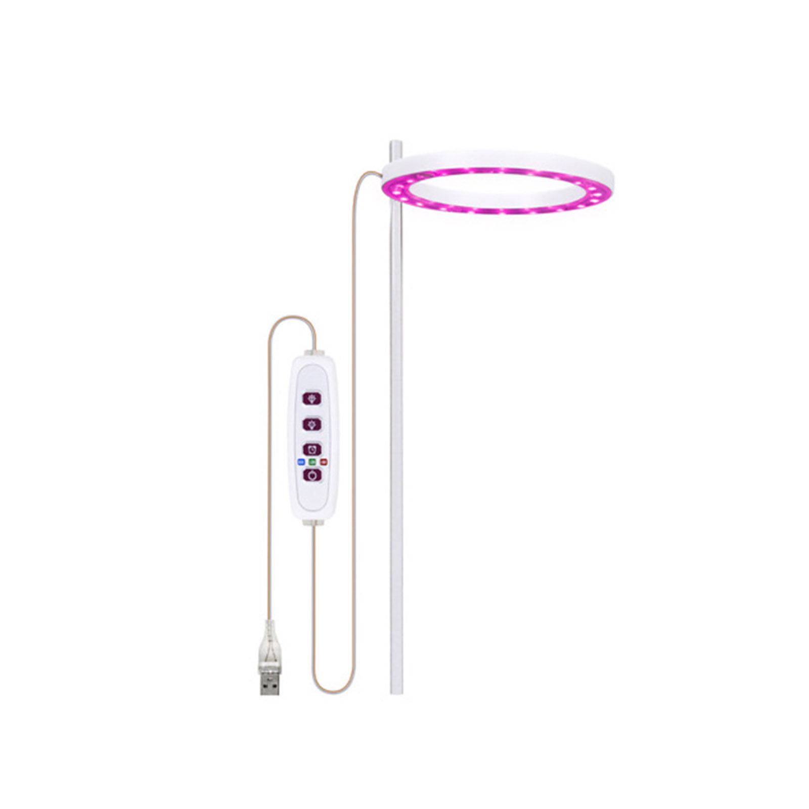 LED Plant Grow Light 5 Dimmable Modes Timing USB LED Plant Lamp for Succulents Potted Plants - Image 7