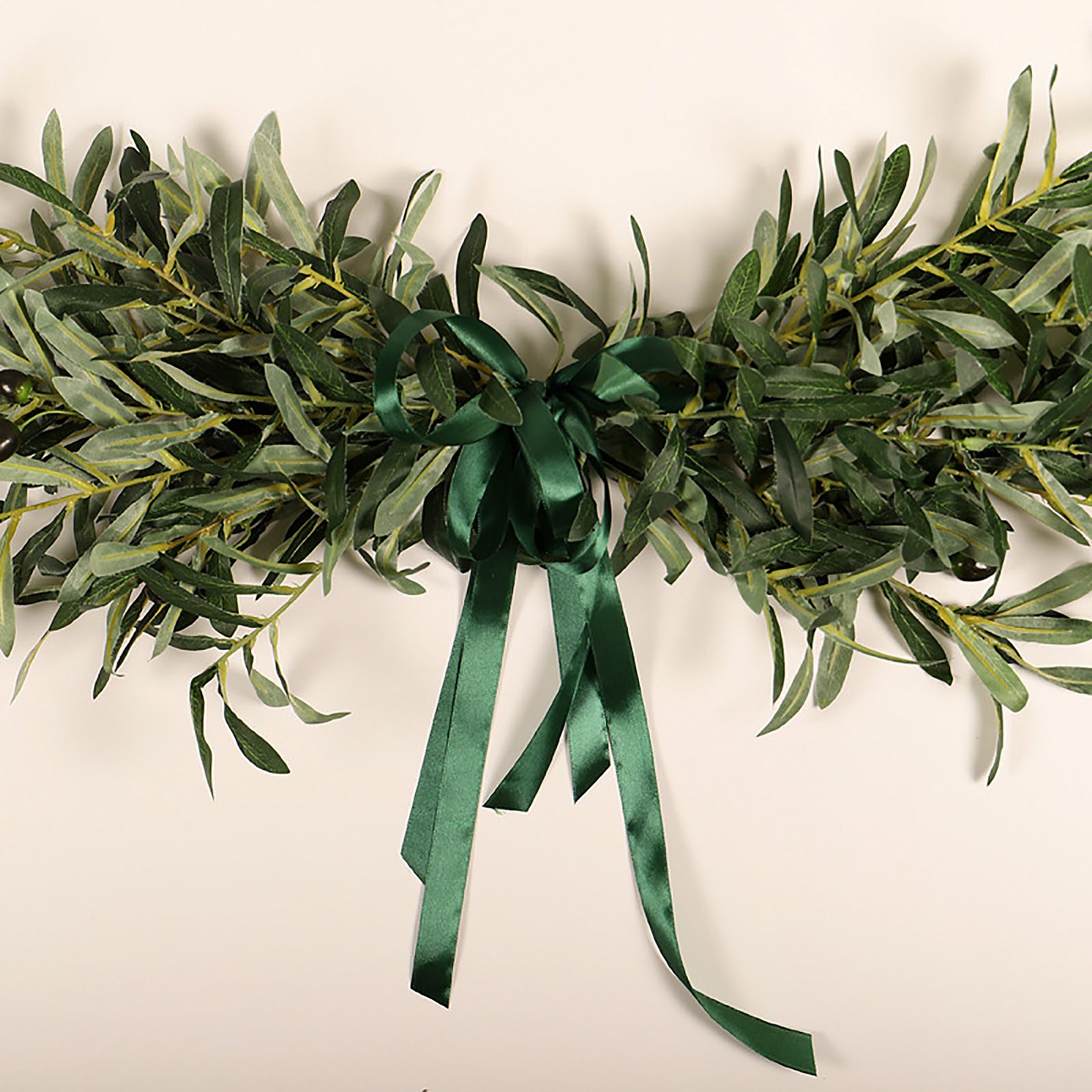 Simulation Olive Lintel Wreath Wall Hanging Lintel Garland Wedding Home Decoration - Image 2