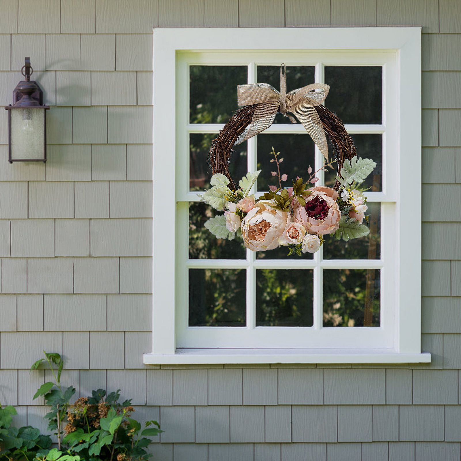 Simulation Peony Garland Outdoor Decoration Garland Wedding Home Door Decoration - Image 8